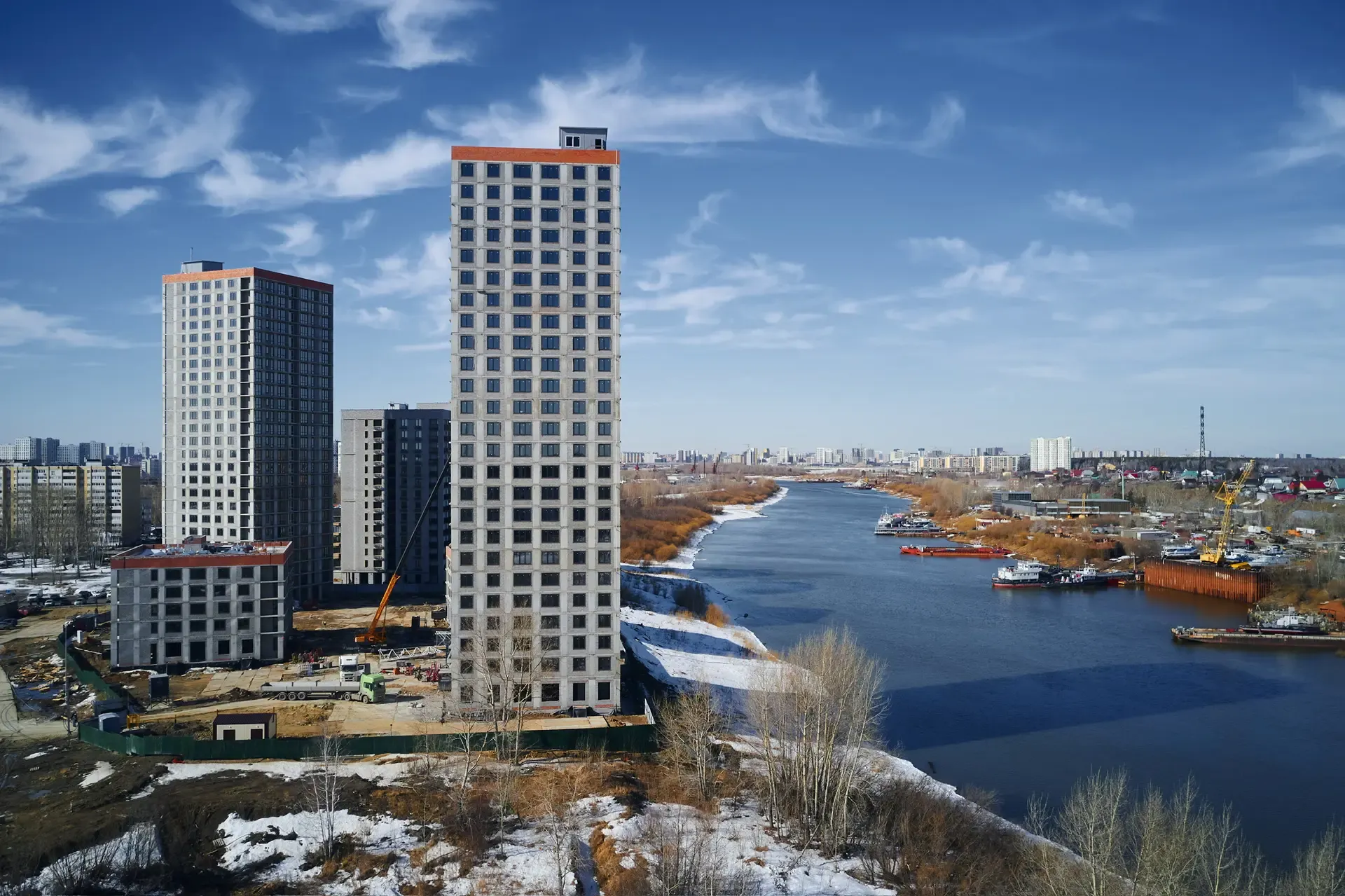 Ход строительства